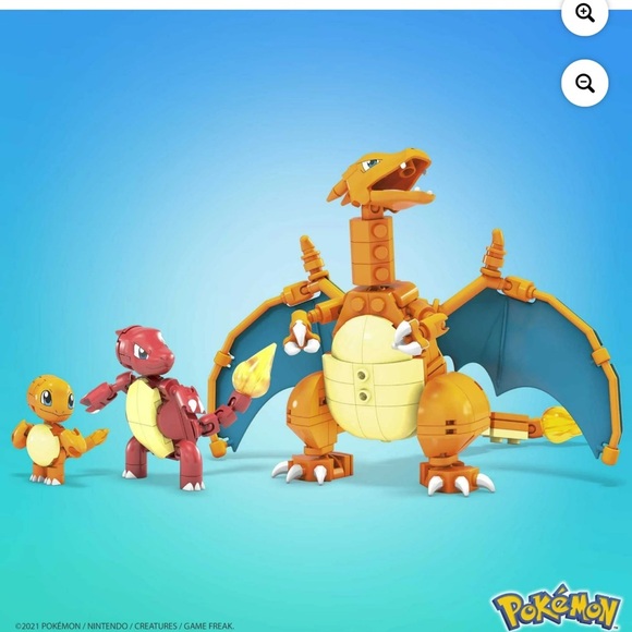 MEGA Pokemon Charizard Building Set & MEGA Pokémon Charmander Set - Picture 13 of 13